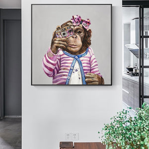 Funny Monkey Photographers Art