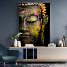 Load image into Gallery viewer, Blessing Buddha Statue - Green Edition
